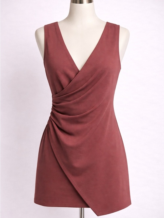 Mind Code Pants - Women’s Romper in Rust Pink
